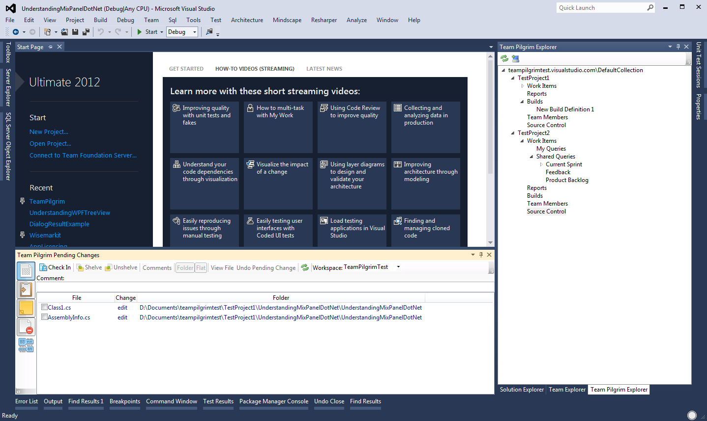 visual studio 12